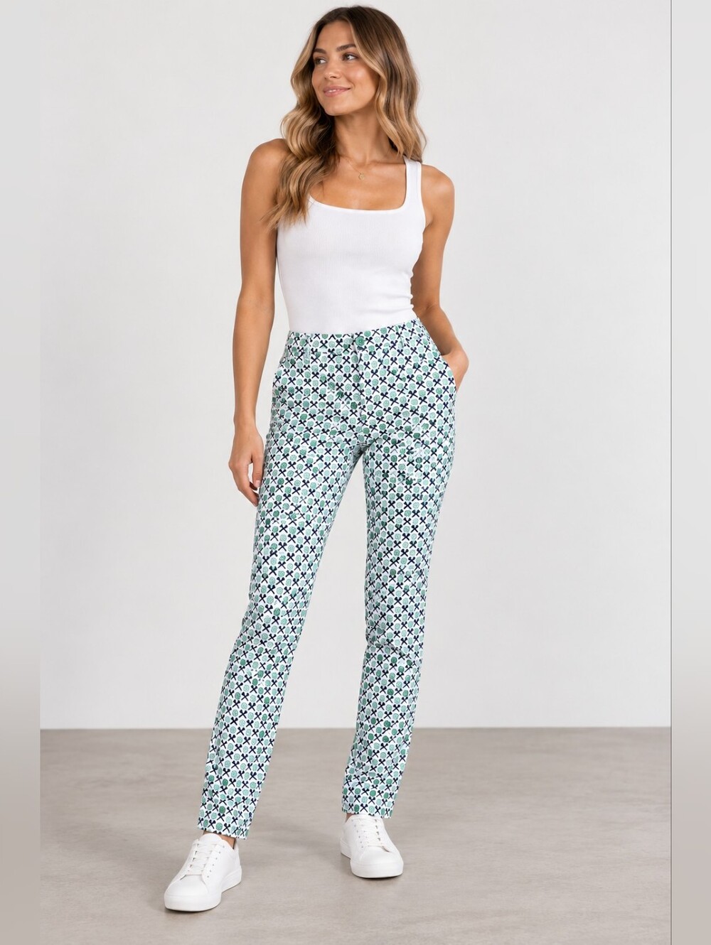 Swing Control Printed Stretch Golf Pants